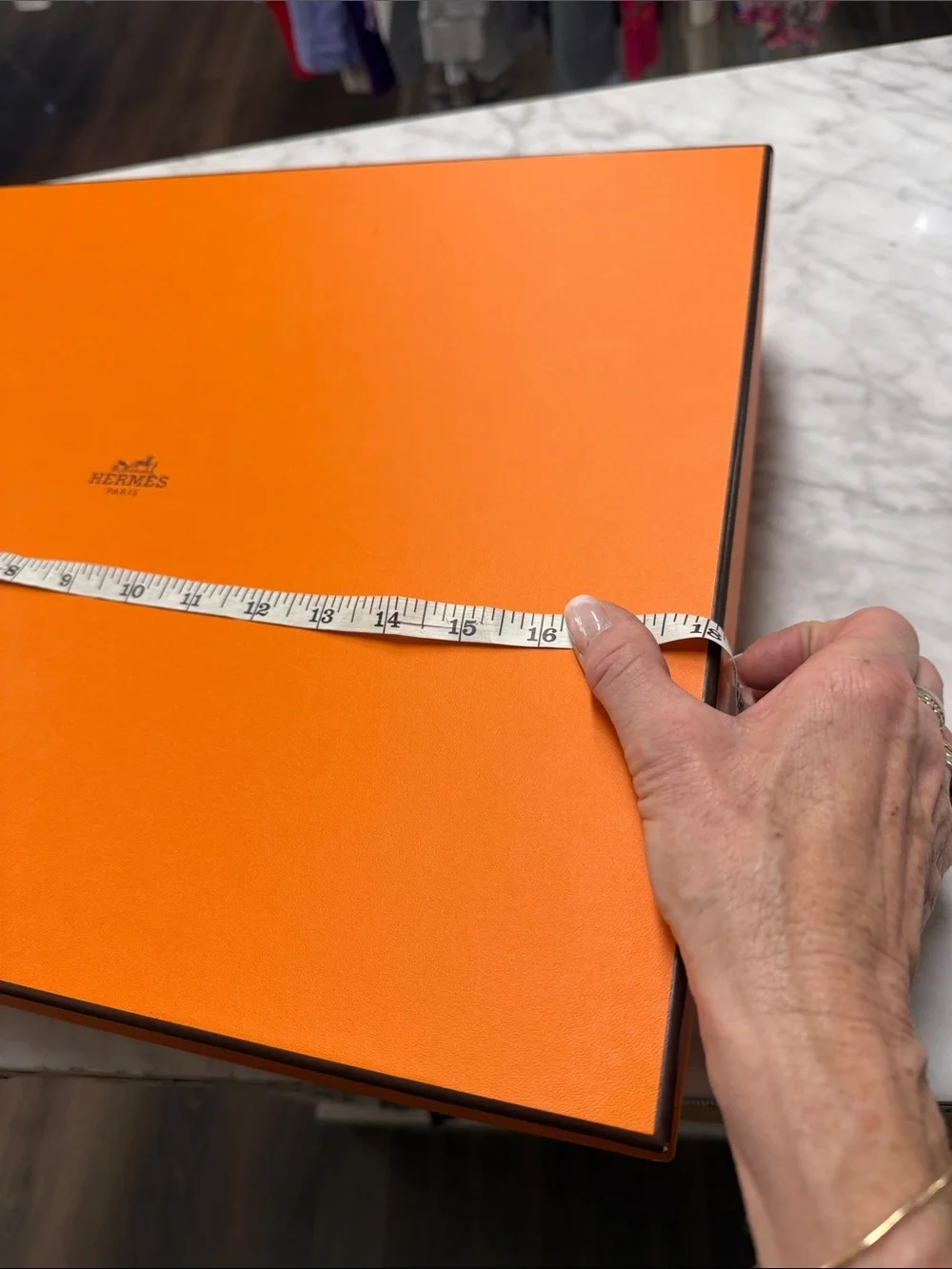 Hermes Box Storage Box Designer Box Decoration with Ribbon